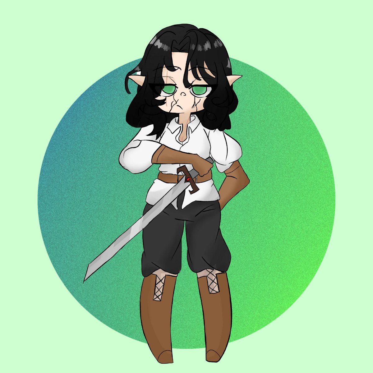 JARIGILE's tweet photo. A commission for a friend of her character: Ashmyn!
#digitalart #art #digitaldrawing #dibujodigital #chibiart https://t.co/89yO76WIUd