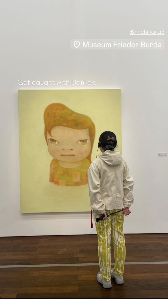 michinara3's tweet photo. ドイツのバーデンバーデン、Museum Frieder Brudaで開催中の個展は今月27日までです。12年間も住んでいたのでドイツでの個展はとても嬉しい。やっと認知された感じ。終わるのが名残惜しい。この後は作品数も増えてロンドンに巡回です。 https://t.co/7dT1Rgy3Xe