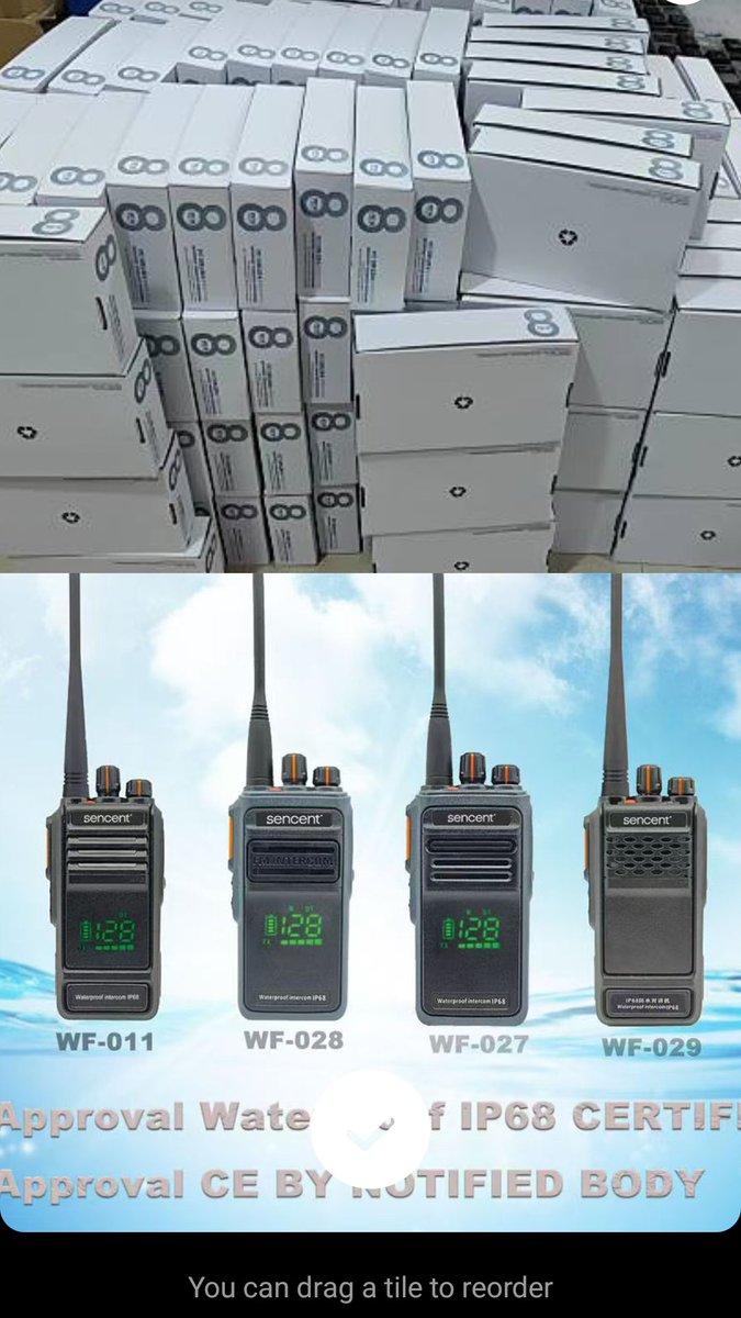 we are working walkie talkie more 11yeasrs ,we are chiense walkie talkie supplier ,support OEM and ODM tis is our shop: twowayradioshoppe.com/www.sencentrad…
info@sencentradios.com
wechat/whatsapp:+8619959689088
#walkietalkie 
#walkietalkies 
#twowayradio