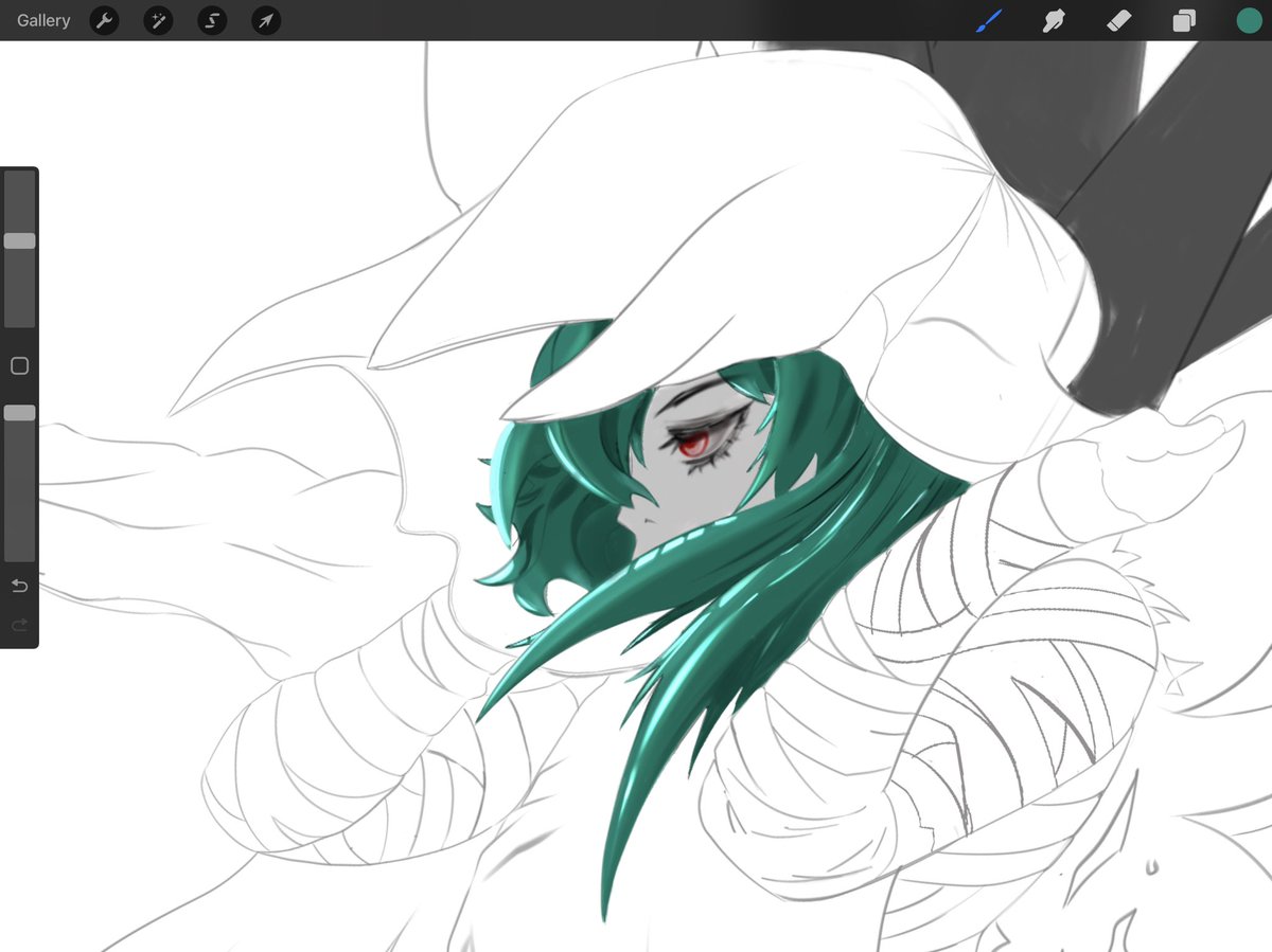 Lotusxciv's tweet photo. Eto wip #TokyoGhoul https://t.co/gauUuumTKL