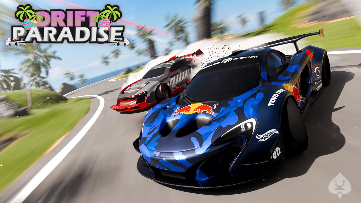 Game Thumbnail made for Drift Paradise for Easter Update in ROBLOX! 🌴🚗

#Roblox #RobloxDev #RobloxGFX #RobloxArt #B3D #Easter