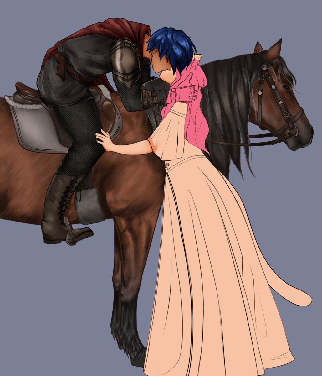 i was drawing this but i accidentally deleted some of the drawing and i can’t be bothered to finish it (not for the foreseeable future anyway) so im posting it here now because i like the horse #aphtwt