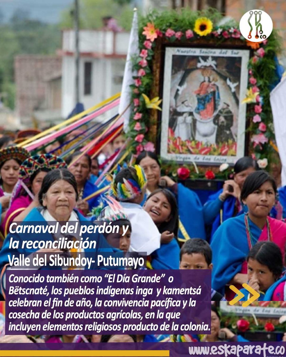 EskaparateCo's tweet photo. #Infografía| ✝️ 🖼️El sincretismo religioso en Colombia es el resultado de la fusión de tradiciones indígenas, africanas y europeas (principalmente españolas) desde la época de la colonia.

#sincretismo #sincretismoreligioso #semanasanta

🧵 https://t.co/VUEvX4Lxe8