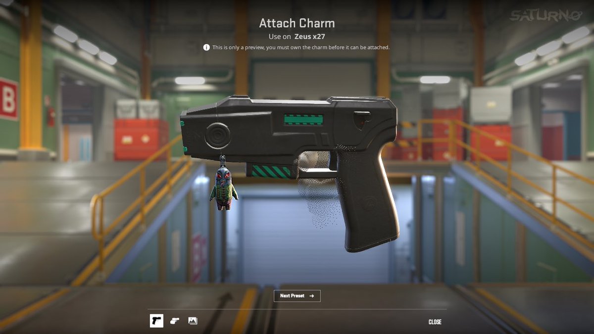 Submitted my Charm “Saturno” for <a href="/CounterStrike/">CS2</a> 
Ready to do more of these little guys 
Check the link below 👇 for more pics! 
steamcommunity.com/sharedfiles/fi…

Thanks for watching.. ;)