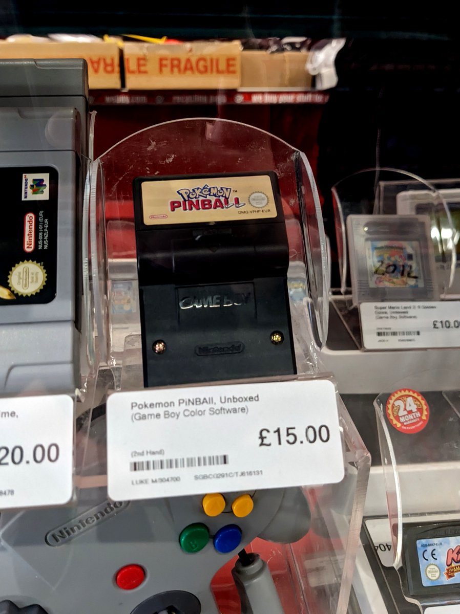 RetroCheating's tweet image. Who else remembers trying to catch them all with Pokémon Pinball, haha #PokemonPinball #GameBoyColor #Nintendo #CEX #Pokemon #GameBoy #Gaming #VideoGames

Feel Free to Sub to @RetroCheating on YouTube :D