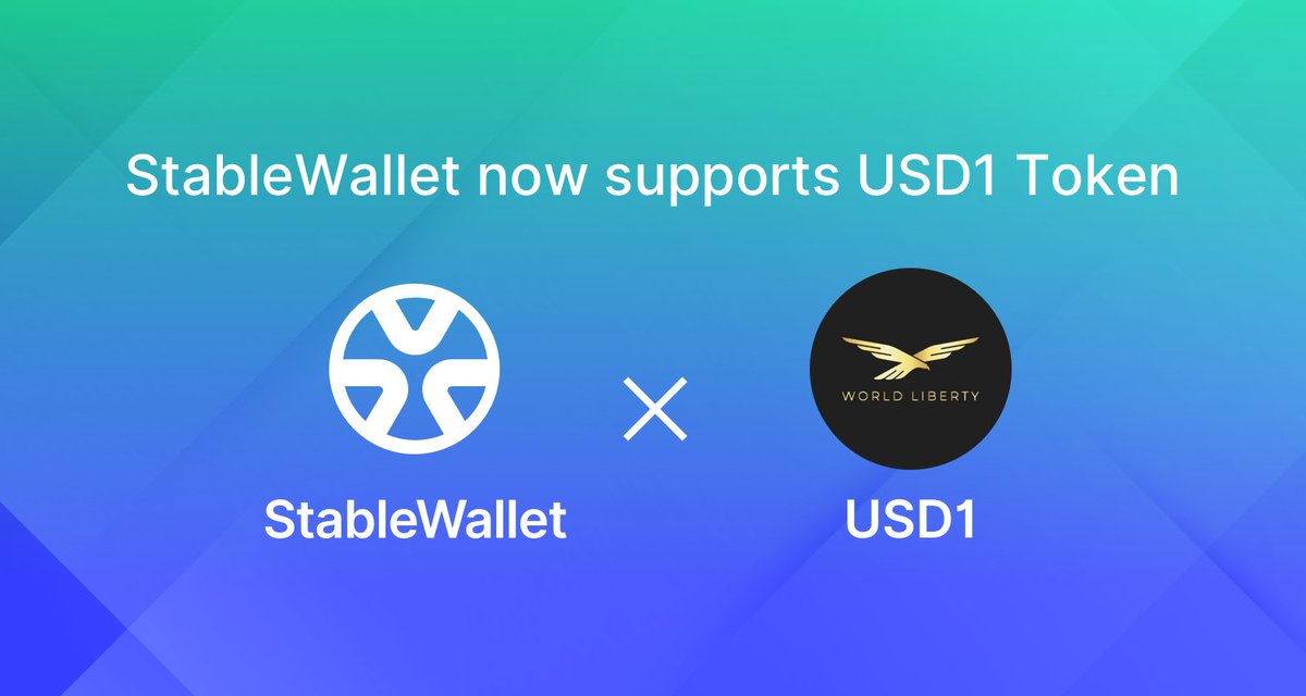 StableWallet has listed the $USD1 token on Ethereum and BNB Chain! 🚀​
Explore new possibilities in the crypto world with <a href="/worldlibertyfi/">WLFI</a> !