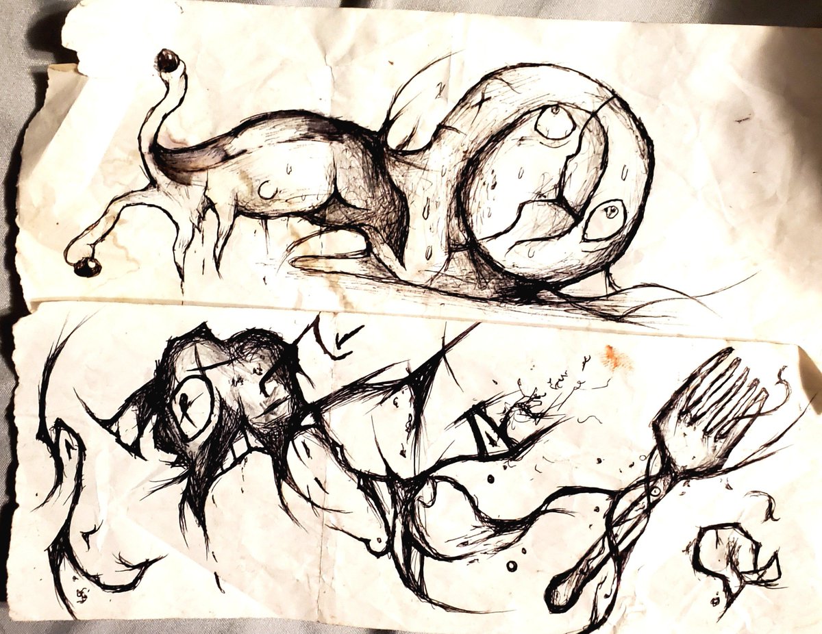 CivilizedMaggot's tweet photo. Divine Eldersnail and Famine.
#ArtistOnTwitter https://t.co/pAiEHS3Oqi