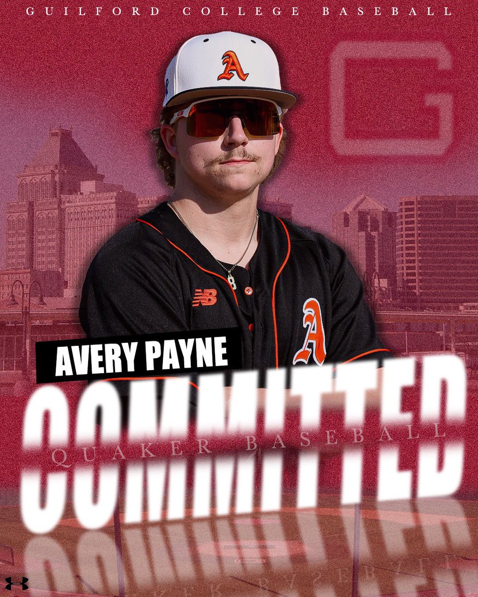 I’m extremely happy to announce my commitment to play baseball Guilford College. I would like to thank God for the opportunity he’s blessed me with and the family, friends, teammates and coaches that pushed me to being my best. #goquakers