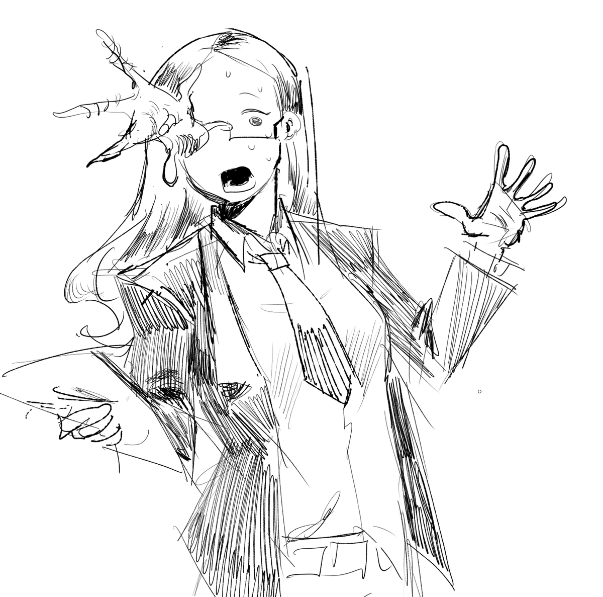 hollowskelet0n's tweet photo. ok take this coral glasses drawing while i finish tge game  ill see u guys https://t.co/d8z1LRXGKz