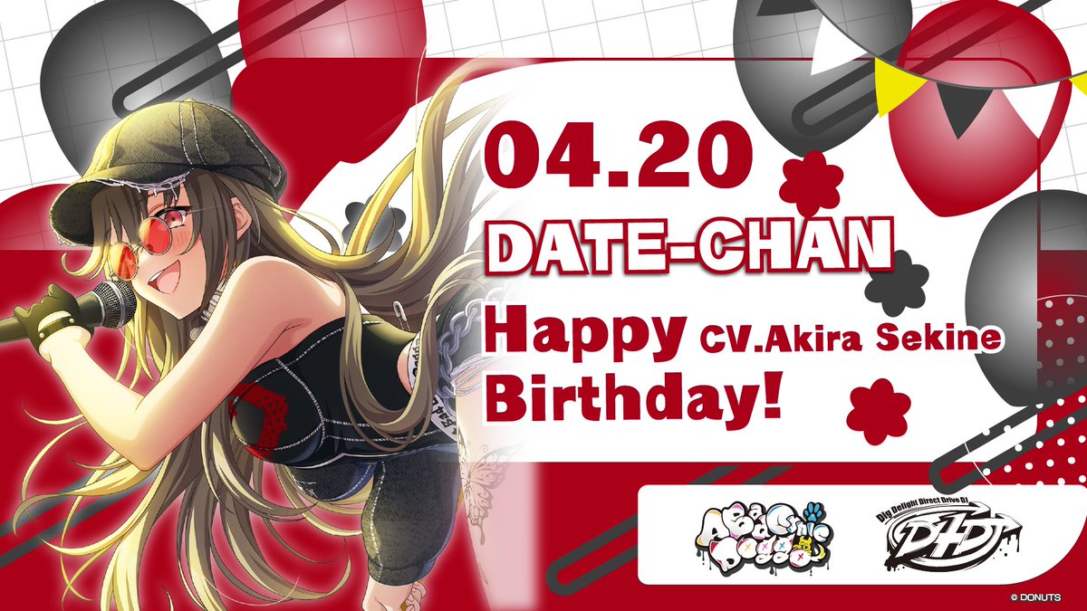 🎉🎂#伊達ちゃん Happy Birthday🎁✨ 本日4月20日 は伊達ちゃん（CV