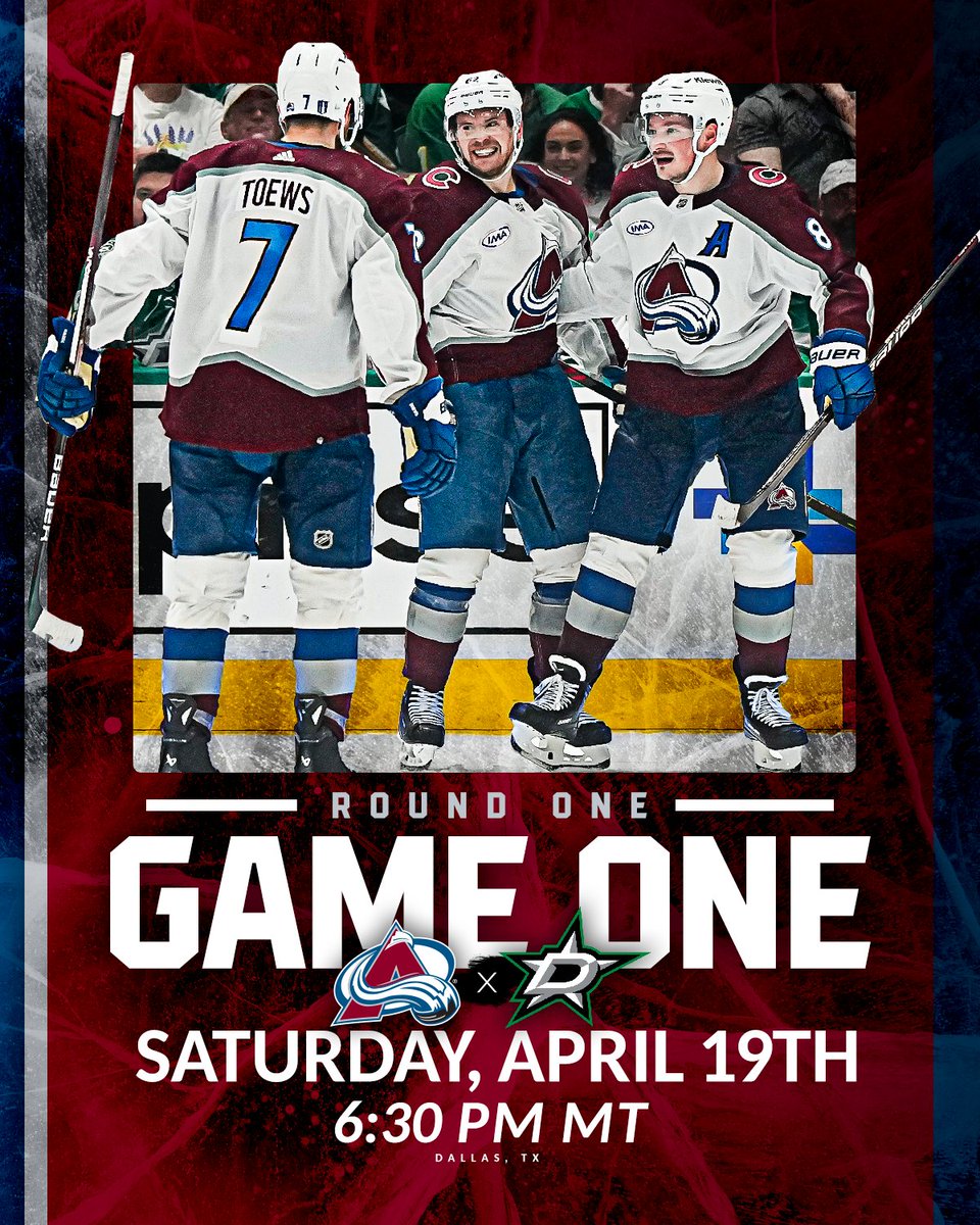 It all starts Saturday. 

#GoAvsGo | #BuiltDifferent