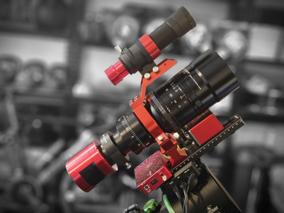 SVBONY1's tweet photo. Thanks to a customer in Australia for sharing his SV555 setup:
SV555 Refractor: https://t.co/u0JZN2KdcN
SV165 Guide Scope: https://t.co/8xoV3FcwO4
SV226 Filter Drawer: https://t.co/mi4WkBTBZh
#svbony #sv555 #astro #nebula https://t.co/o3jiWFccBD