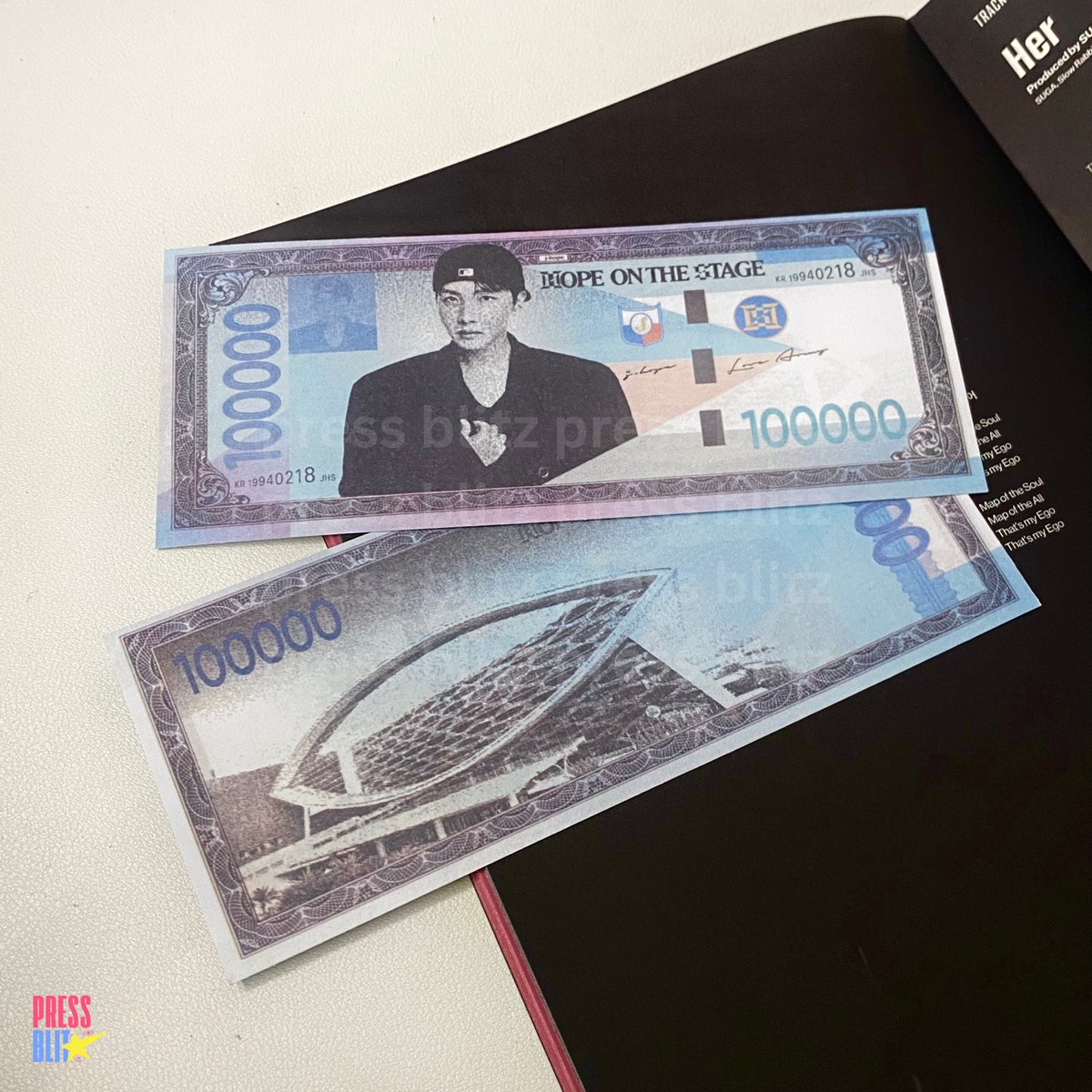 loveforynk's tweet photo. didn’t get your hands on Hobi’s peso bill confetti? now’s your chance!

we’re giving away (2) official album photocards of jin &amp; hobi (2SEOK) to lucky buyers— just order from us to join!

J-HOPE Peso Bill Confetti (Replica)
HOPE ON THE STAGE in MANILA 

(1/3) https://t.co/0jWPX5Blue