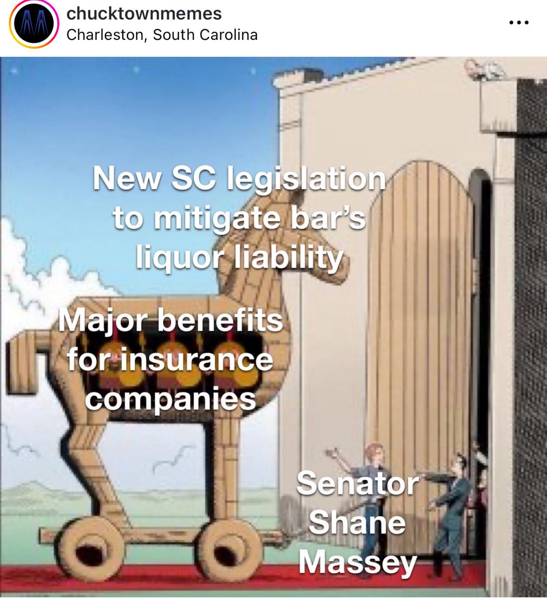 reform_ins_sc's tweet image. 🚨SC Bars &amp;amp; Restaurants are being sold out by SC Senator Shane Massey &amp;amp; Insurance Companies🚨

We previously warned that Sen. Massey was using bars and restaurants as a TROJAN HORSE to pass special interest legislation favoring out of state insurance companies and corporate…