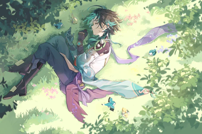 林间酣梦 #魈誕生祭2025 #原神 #魈  #GenshinImpact #xiao 