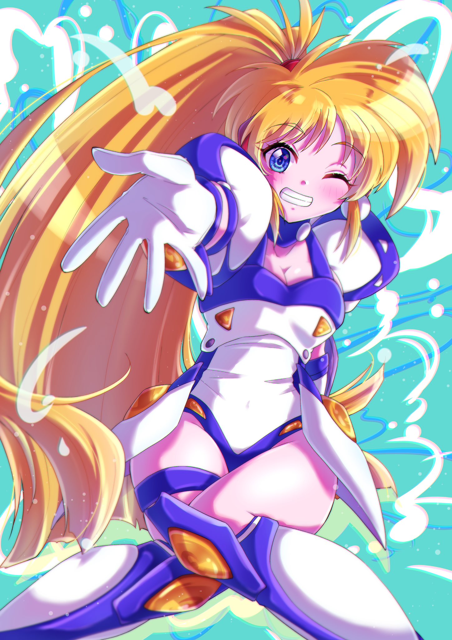 同人 手描きイラスト 銀河お嬢様伝説ユナ 神楽坂ユナ
