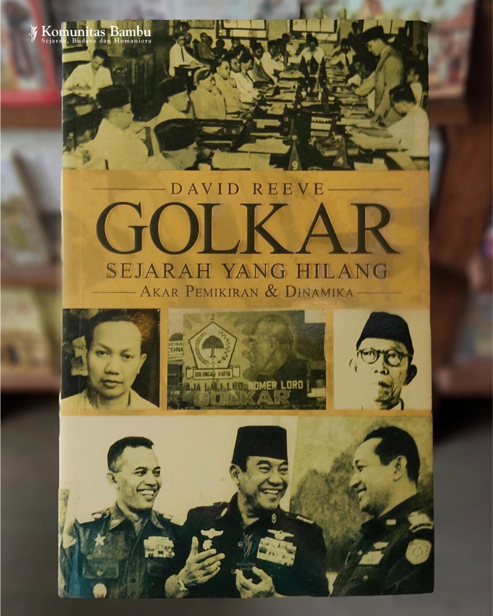 KomunitasBambu's tweet image. Mengurai sejarah 70 tahun Golkar dari asal usul hingga tampil di panggung politik. Golkar diambilalih demi tujuan politik jangka pendek yaitu untuk memenangkan pemilu Orde Baru dan merestrukturisasi perpolitikan Indonesia
-
#Golkar #SejarahGolkar #kobam #komunitasbambu