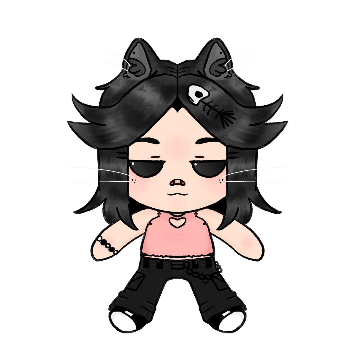 DamnCatDogThing's tweet photo. FUMO's of my characters https://t.co/q9bB9aXlJp