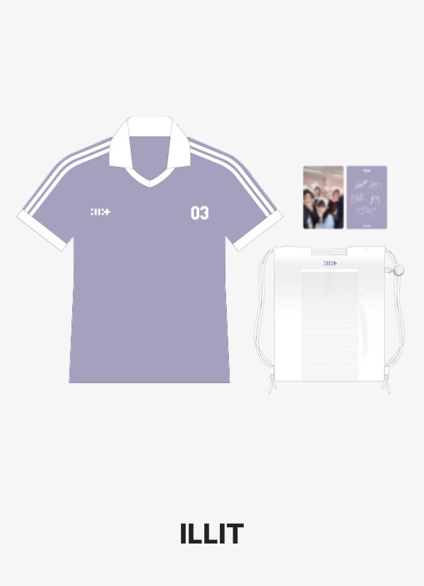 🚨 | ILLIT Official Merchandise for Weverse Con is here! ☆ Soccer