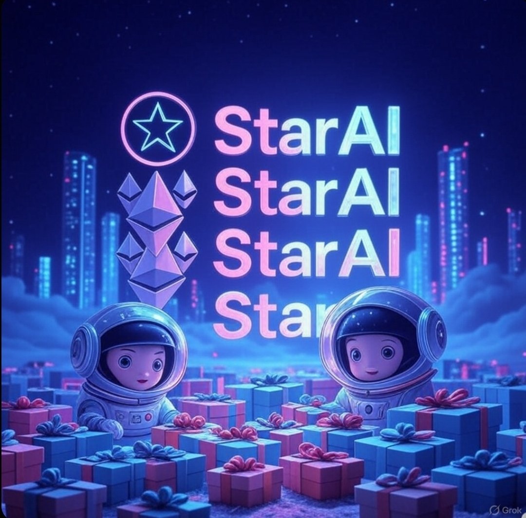 Star0Ai's tweet photo. 🚨 #AMA Live on X Space Today! 🚨
Join us April 17, 2025, at 8 PM to dive into how Star AI empowers you to Learn, Earn, and Lead with Web3, Crypto Tokens, and AI! 

👨‍🚀 Exclusive Offer: Only 50 POAP NFTs for attendees who follow us and engage during the AMA! All 50 NFT holders will be whitelisted as Founding Members of Star AI. 

🚀🚀 Set your reminder and join the conversation on X Space!🚀
#StarAI #Web3 #Crypto #AI #AMA
#ريال_مدريد_ارسنال
#دوري_أبطال_أوروبا
#RealMadridVsArsenal 
#เพลงจนนิรันดร์ 
#ラヴィット 
#1999_첫열매_첫1위 
#PollutionFreePunjab 
#NFTCommunity 
#NFTGiveaway 
#NFTCollection