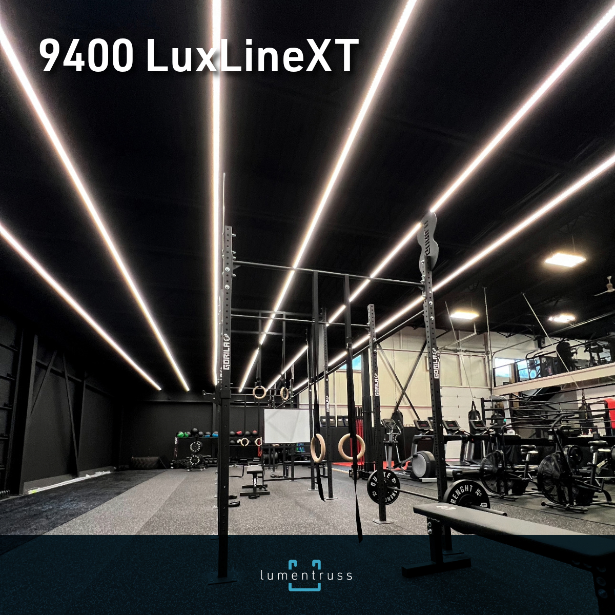 lumentruss's tweet photo. Long lines. Strong gains.
9400 LuxLine XT powers up this modern gym with bold, uninterrupted light.
https://t.co/uvMDedxgTU
#lightingdesign #lightingideas #120vlighting #luxline #ledlighting #interiorlighting #architecturallighting #customlighting #lumentruss #gymlighting https://t.co/GUjncWJWCi