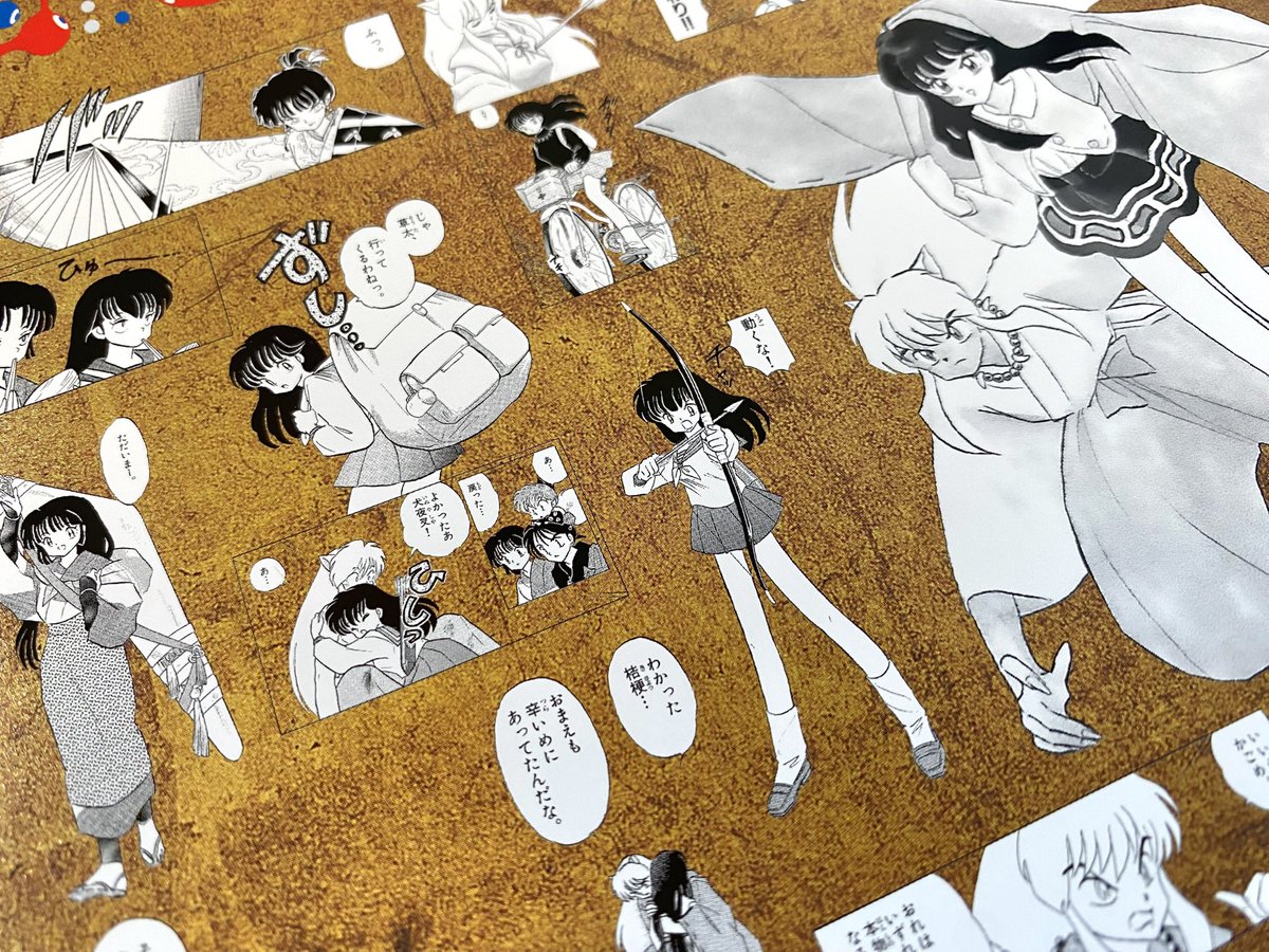 犬夜叉のポスターむちゃくちゃ最高！ エンボス加工になっててかなり