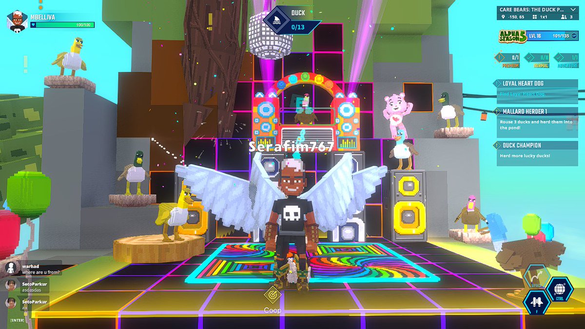 Dancing ducks, only in <a href="/TheSandboxGame/">The Sandbox</a> 🦆 tsbga.me/TheSandbox #AlphaSeason5