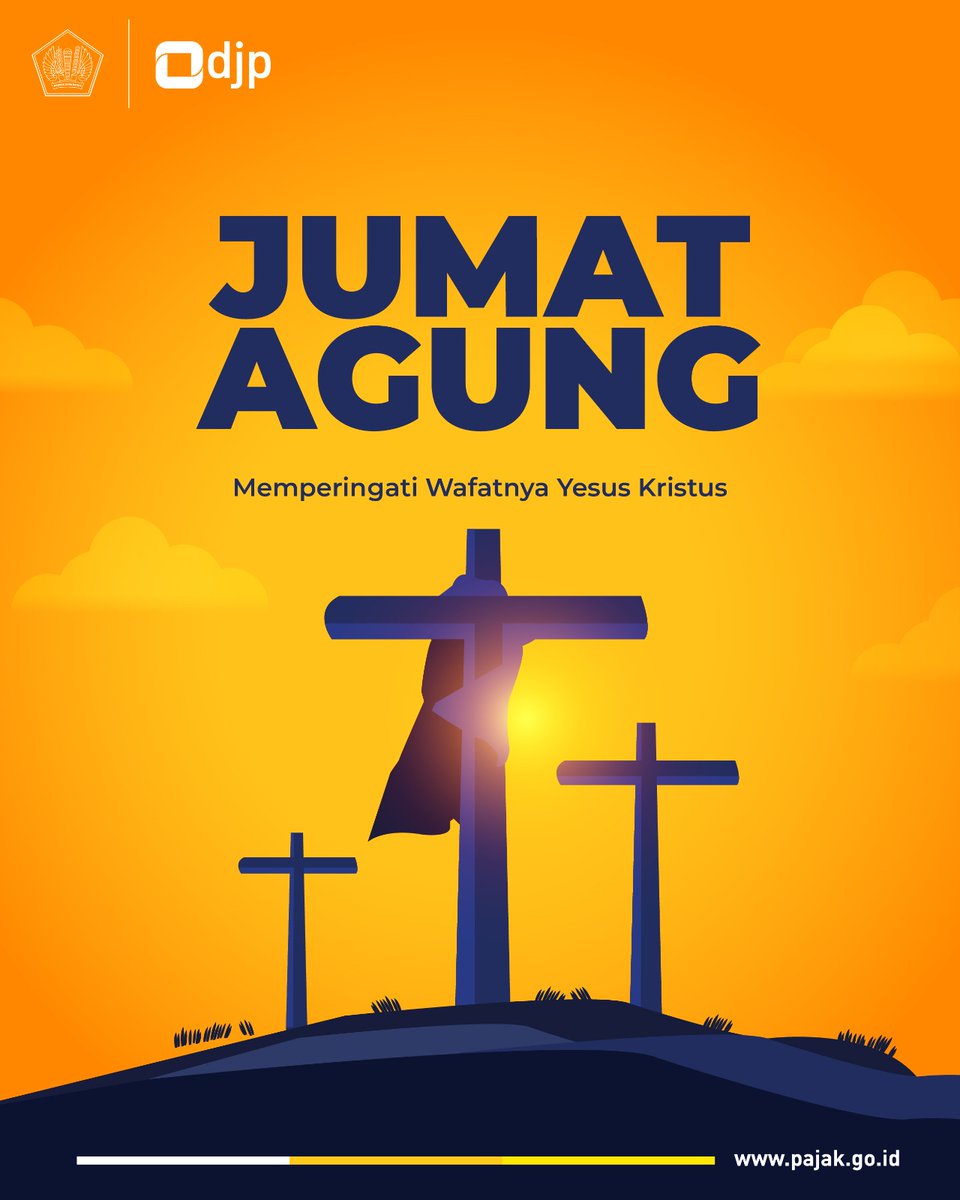 Selamat memperingati Jumat Agung bagi seluruh umat Kristiani.

Semoga pada hari yang penuh makna ini akan membawa damai, pengharapan, dan kasih dalam kehidupan seluruh umat manusia.

Pelajaran mendalam tentang kasih dan pengorbanan di hari ini akan mendorong manusia untuk menjadi