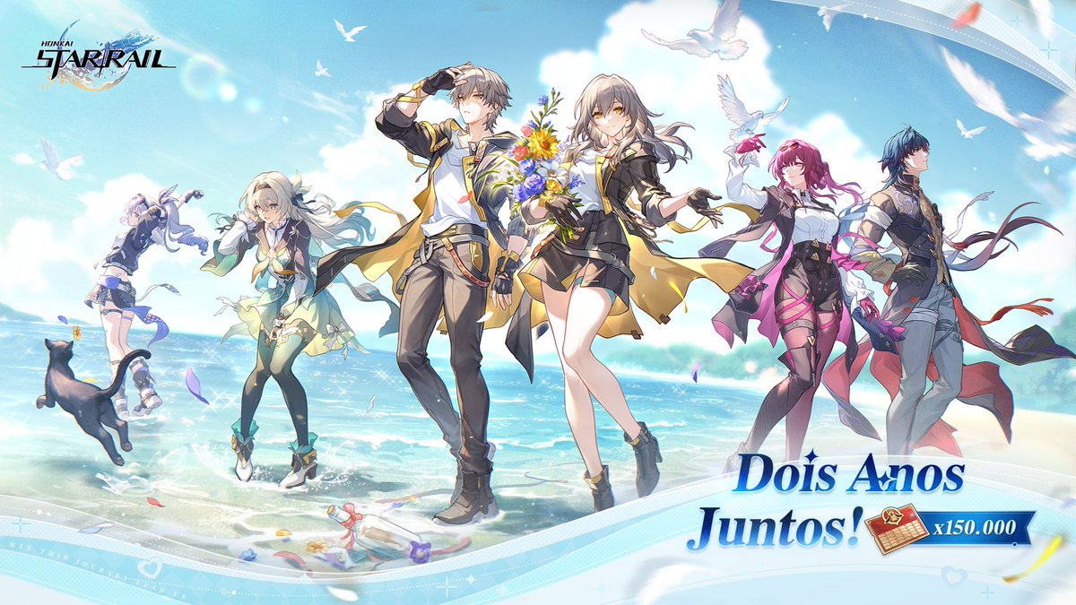 honkaisr_pt's tweet photo. Passe de Suprimento do Expresso Grátis!🎁

#HonkaiStarRail: em todas as plataformas, a cada 10 participantes sortearemos um ganhador do Passe de Suprimento do Expresso, totalizando até 150.000 passes!

Como Participar:
➀ Siga-nos
Use as hashtags #StarRail2Gether e #HSR2Year + seu UID do jogo para comentar ou compartilhar
※ Ambas as hashtags são obrigatórias

⏰O evento encerrará em 26/04/2025 às 23:59 (UTC+8)

Mais detalhes: https://t.co/RM5Qk1FVk5