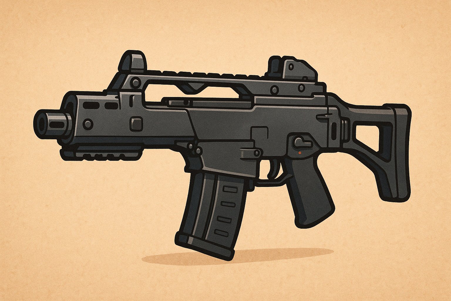 G36c 東京マルイ　フェニックスペイント　荒野行動スキン　ホロサイト付 G36c 東京マルイ フェニックスペイント 荒野行動スキン ホロサイト付