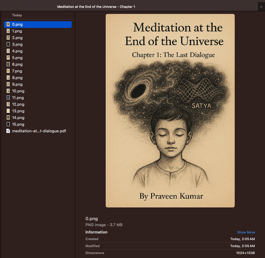 PraveenInPublic's tweet photo. Nobody says this out loud, but AI is changing my life.

It’s Day 4 of my 90-day challenge, and last night I was up till 2AM.

Creating my first graphic novel. https://t.co/DTk9UxqyOK