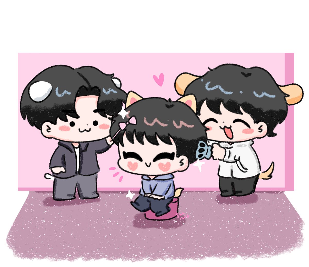 sunreiis's tweet photo. Puppyz salon🐩🐶🎀
#sunsunjake #ENHYPENfanart https://t.co/oUdmTiySLZ