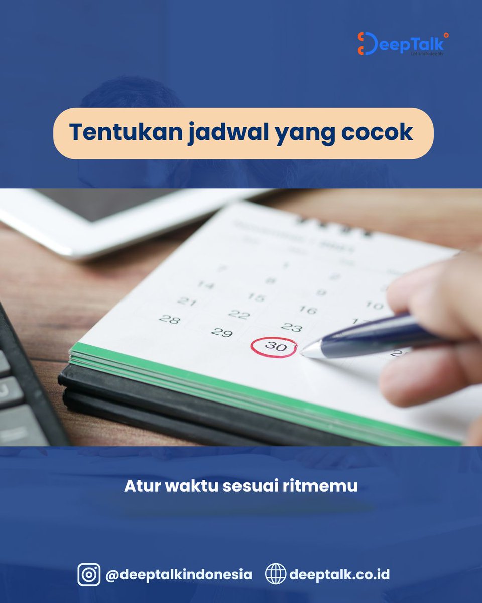 Haii DeepTalky

Konseling gak perlu ribet lagi karena bisa dilakukan via online loh, hubungi admin via whatsaap, pilih psikolog dan buat jadwal yang cocok😊

Hubungi admin DeepTalk sekarang yaa😊