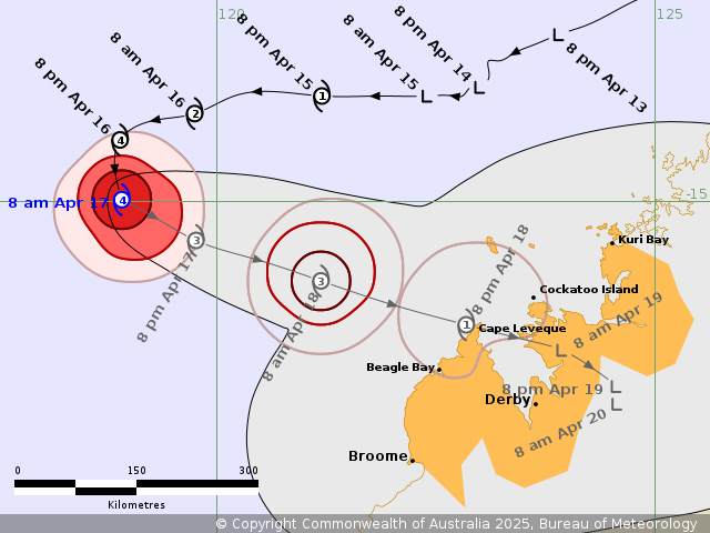 JoshHoltTEN's tweet photo. β οΈBREAKINGβ οΈ
As predicted on @10NewsFirst Severe Tropical Cyclone Errol intensified further than forecast CAT 3 and is now a CAT 4 system.
Gusts at 260 km/h.
Errol will come into contact with vertical wind shear which will weaken the system before making landfall.
#tcerrol https://t.co/HEs9InOsvb