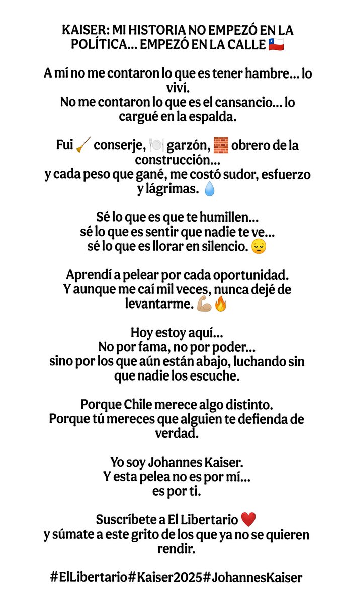 🇨🇱 Chile con Kaiser 🇨🇱 ⭐ tweet media