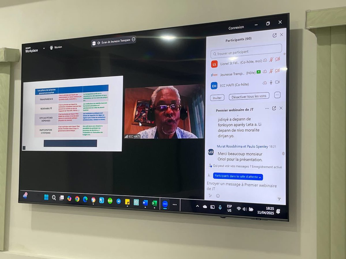 renaeh509's tweet photo. Le 11 avril 2025, plus de 170 participants du du RENAEH, invités, jeunes et adultes de toutes catégories sociales, issus de ttes les régions du pays se sont connectés pr prendre part au premier webinaire du forum virtuel sous le thème : « Corruption et engagement de la jeunesse » https://t.co/to2uyeDPdu