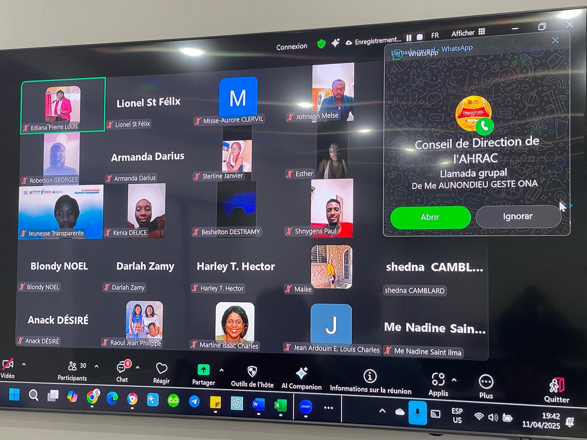 renaeh509's tweet photo. Le 11 avril 2025, plus de 170 participants du du RENAEH, invités, jeunes et adultes de toutes catégories sociales, issus de ttes les régions du pays se sont connectés pr prendre part au premier webinaire du forum virtuel sous le thème : « Corruption et engagement de la jeunesse » https://t.co/to2uyeDPdu