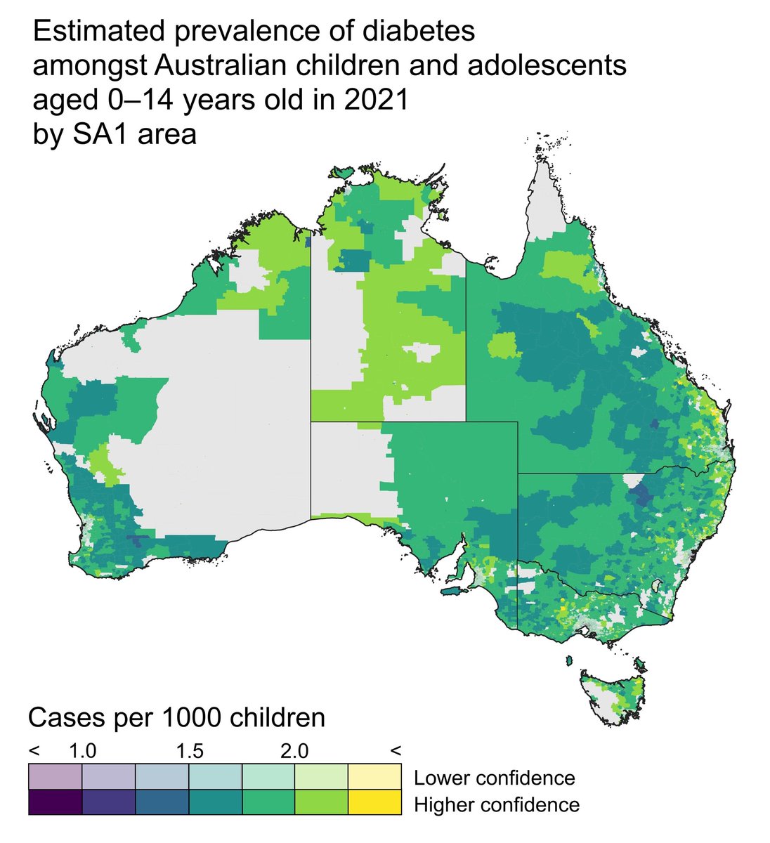 The Kids Research Institute Australia (@thekids_au) on Twitter photo Researchers from <a href="/TheKids_AU/">The Kids Research Institute Australia</a> and <a href="/CurtinUni/">Curtin University</a> have used data from the 2021 Census to map child and adolescent #diabetes hotspots around Australia. See the maps and paper, published in <a href="/anzjph/">ANZJPH</a> 👉 shorturl.at/aObcY Researchers from <a href="/TheKids_AU/">The Kids Research Institute Australia</a> and <a href="/CurtinUni/">Curtin University</a> have used data from the 2021 Census to map child and adolescent #diabetes hotspots around Australia. See the maps and paper, published in <a href="/anzjph/">ANZJPH</a> 👉 shorturl.at/aObcY