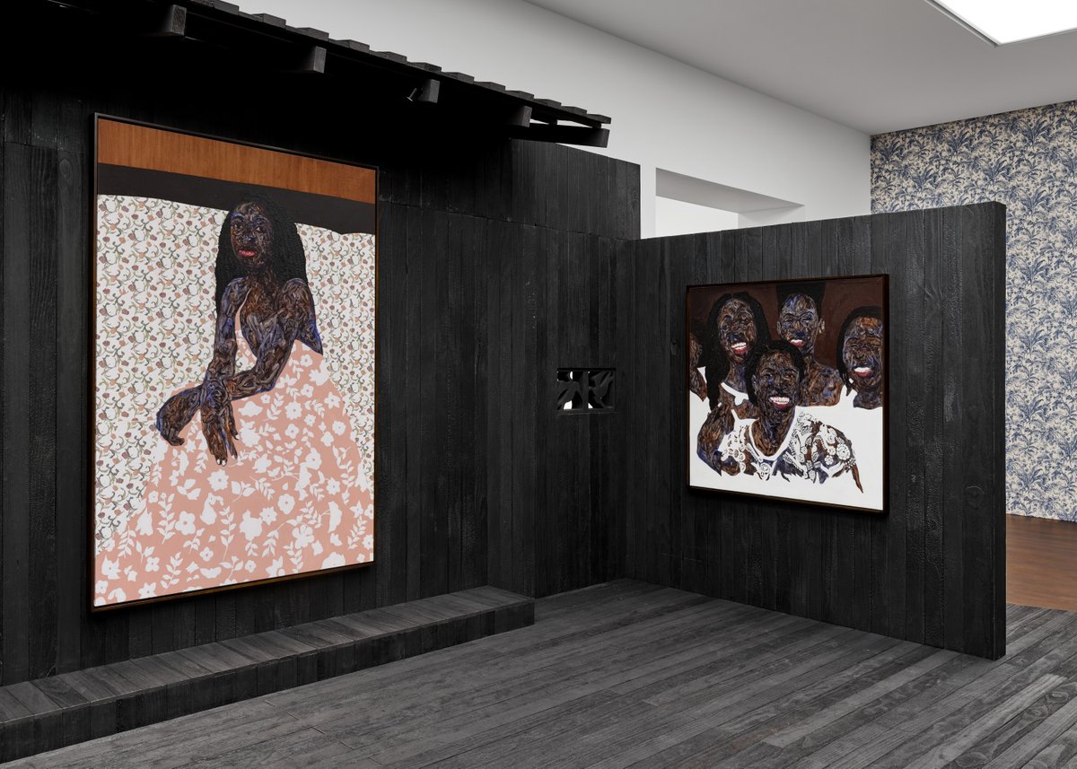 Amoako Boafo’s debut UK solo exhibition at <a href="/Gagosian/">Gagosian</a>, London, unfolds across three immersive rooms, from a reimagined Accra courtyard to the artist’s first freestanding double-sided painting. ‘I Do Not Come to You by Chance' is on view until 25 May.