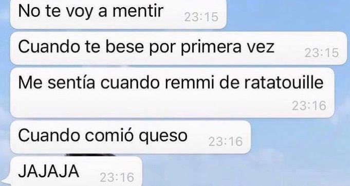 unas ganas de estar enamorado y que mi prometida me diga esto