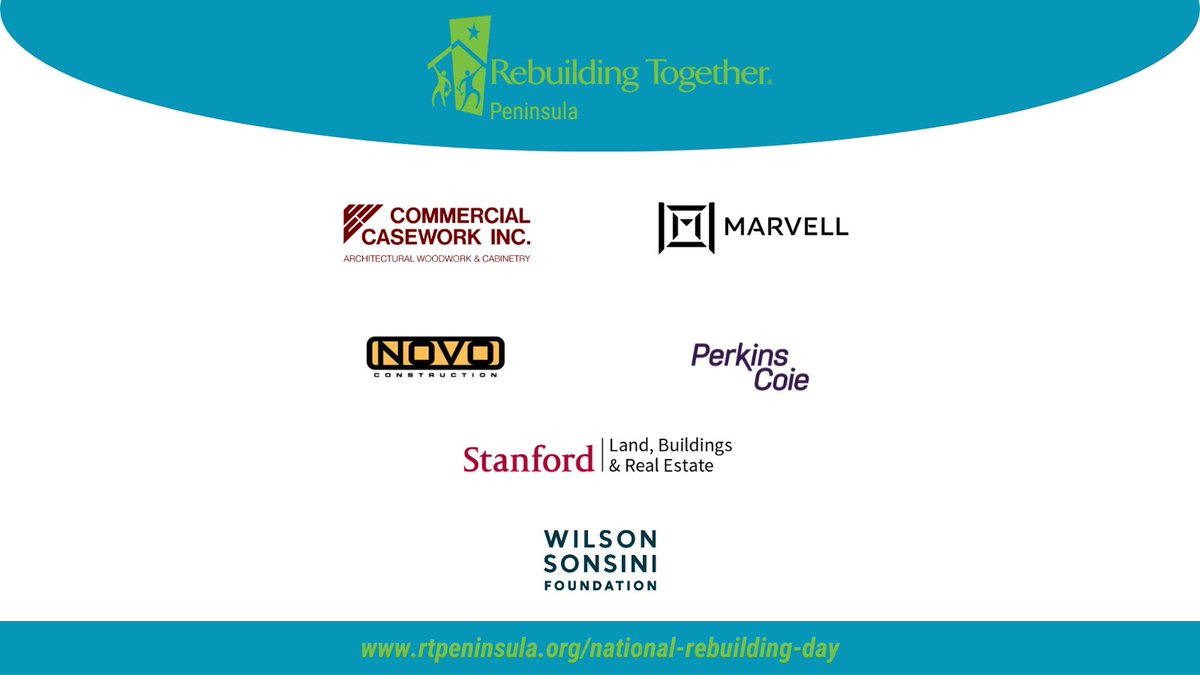 National Rebuilding Day is here!

Our projects wouldn't happen without the dedication of sponsors and their members, including Woodlawn Foundation, Tencent, Whiting-Turner, Oracle, and Rambus, amongst others. Thank you, partners!

Because everyone deserves a safe &amp; healthy home.