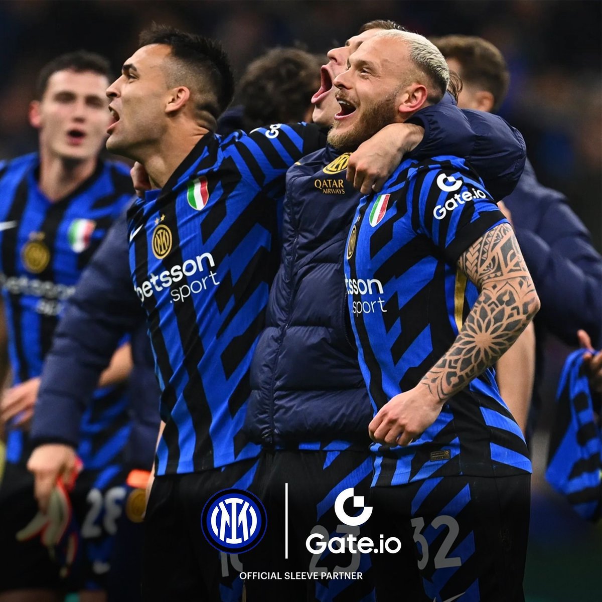 Gate's tweet image. The UCL dream is still very much alive 🖤💙

Next, semi 🔥

#GateioInter | #GatewayToChampionships | #ForzaInter