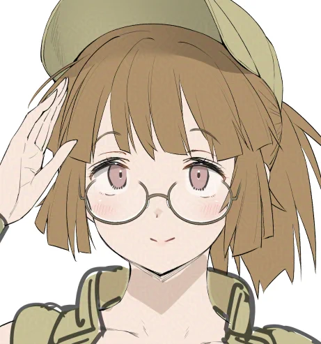 お顔を整えた 