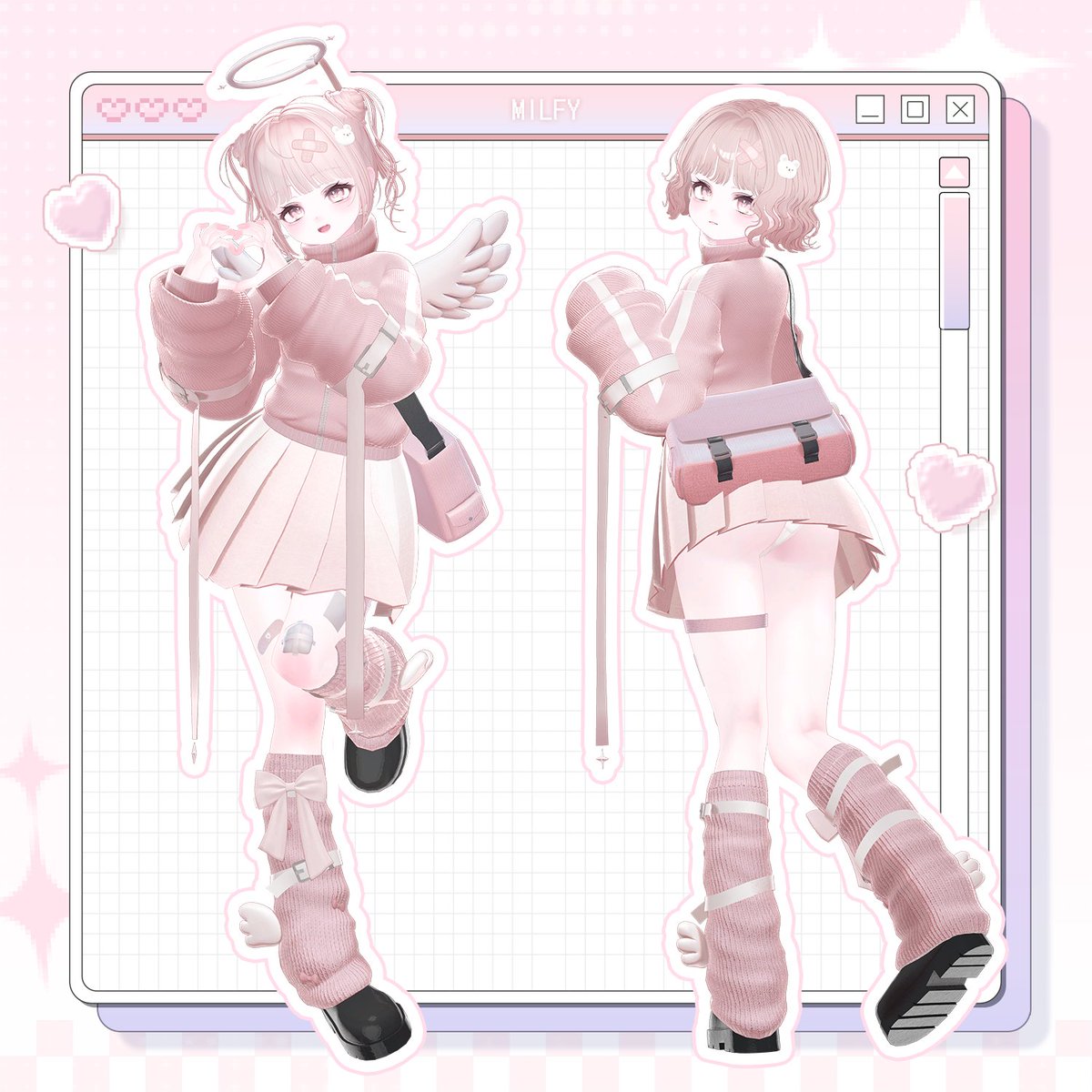 Rako_Works's tweet photo. 『 Angel Track 』の販売開始しました！✨

💝@Rako_Works をフォロー&amp; RTしてくれた方の中から
抽選で3名様に当商品をプレゼントします！

🔗https://t.co/zcVDMLxD0K

よろしくお願いいたします！❣️

#RAKO3D #VRChat https://t.co/fxjsj8lC0z