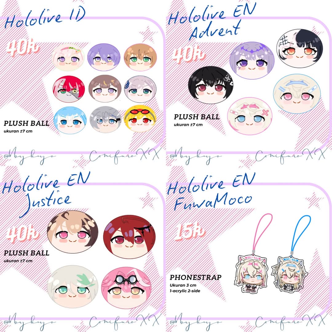 bbykeyo's tweet photo. [❤️ + RTs are appreciated]

ദ്ദി ˉ͈̀꒳ˉ͈́ )✧ CFXX - PO Batch 2 sudah dibuka

🗓️ 8 - 25 April 2025
📦 Pick up (both days) &amp; Mail order
🐇 Circle Rubbytboon (nomor  TBA)
✨ Fandom : 
Holostars EN
Hololive
FSP EN
Nijisanji EN
fromArgonavis
Michi Mochieve
LADS
ToT

#CFXXcatalogue https://t.co/5mnvi54drh