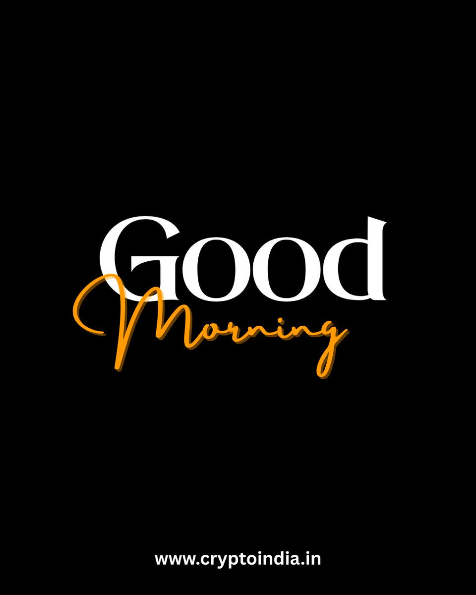 Good Morning Crypto Indians ❤️ #CryptoIndia