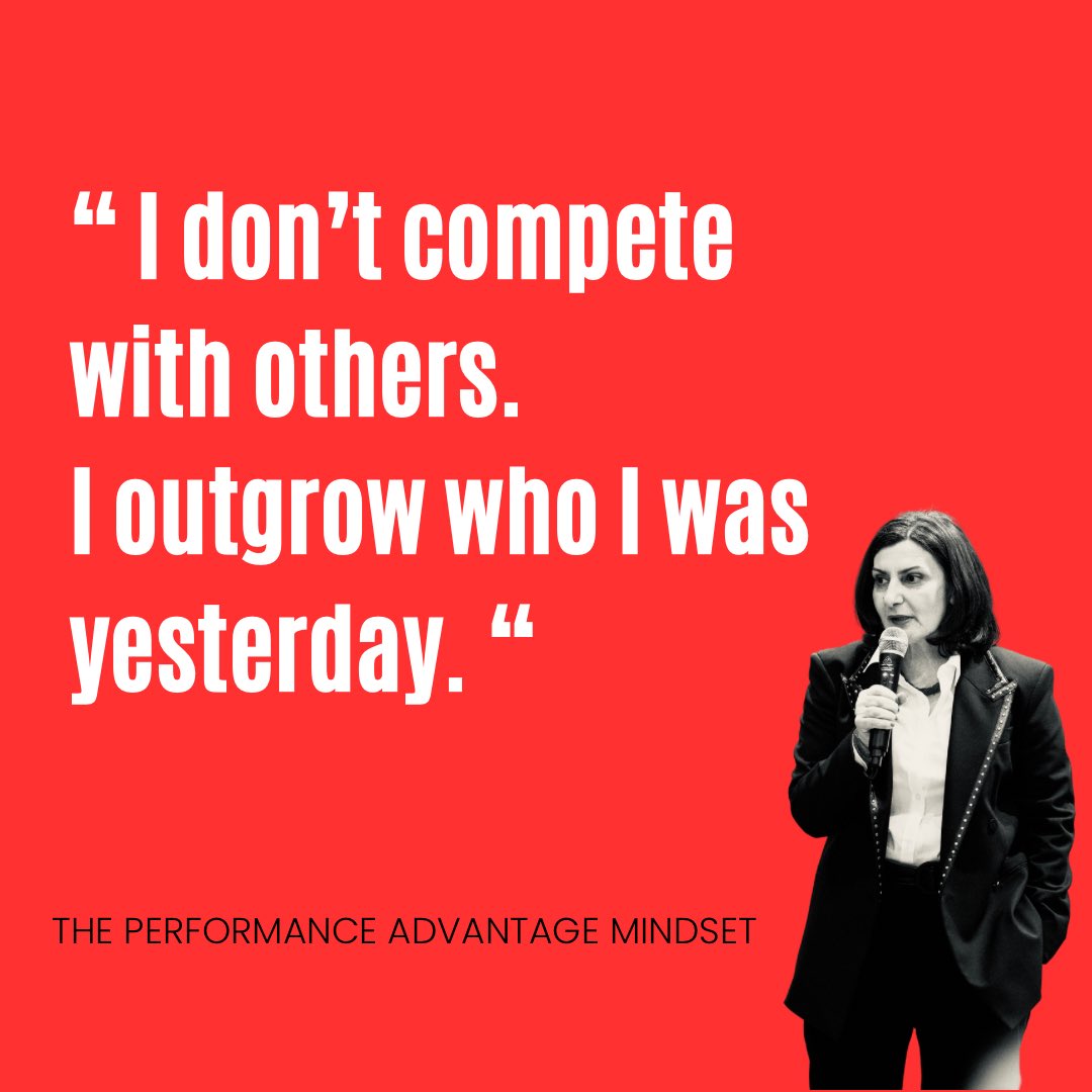 The only real competition? 

👉Yesterday’s version of you.

Too often, we get distracted by the noise: titles, followers, comparison traps.

🚀But real high performers know:
Growth isn’t about outperforming others. It’s about outgrowing yourself.

When you measure success by how
