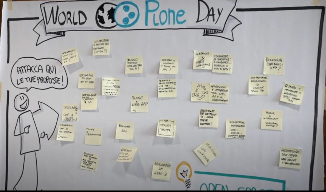 plone's tweet photo. Hot off the press from one of the World Plone Day in-person events: Italy! 🇮🇹 

80 attendees shared their stories and goals. 
Watch the recap 👉 https://t.co/hFyyFyYMRk 

and 7 more videos, now available on the WPD Plone YouTube channel. 

Thanks everyone! 

#wpd2025 #redturtle https://t.co/ubg0Op0IzC