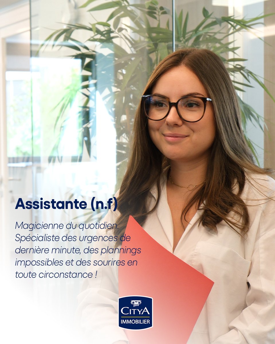 Aujourd’hui, nous mettons à l’honneur celles qui sont au cœur de notre organisation : nos assistant(e)s ! ✨

Véritables piliers du quotidien, elles jonglent entre mille missions avec le sourire, la réactivité et une efficacité sans faille. Chez Citya, leur engagement fait toute
