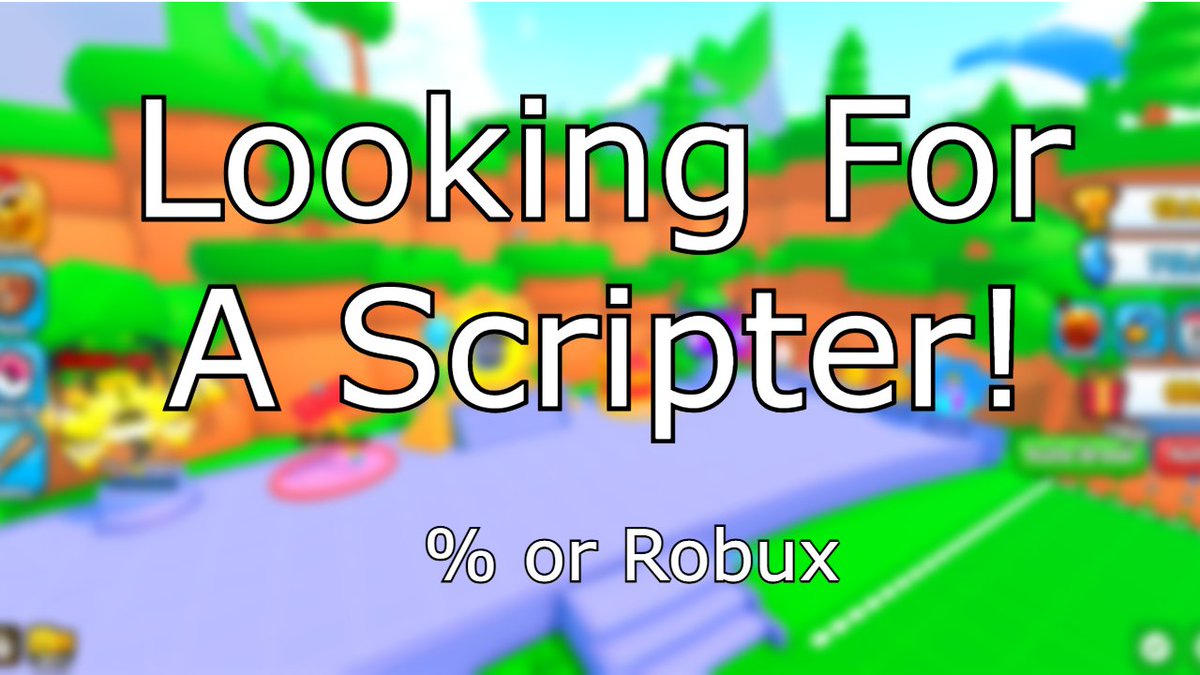 epicstylelife's tweet image. 🎉I'm looking for a scripter to make a quick Roblox simulator! Let me know if you are looking for work, paying % or Robux! The game is completed, you only need to piece it together!
DM: epicstylelife on Discord
#roblox #robloxscripter #scripter #robloxjob #scriptingcommission